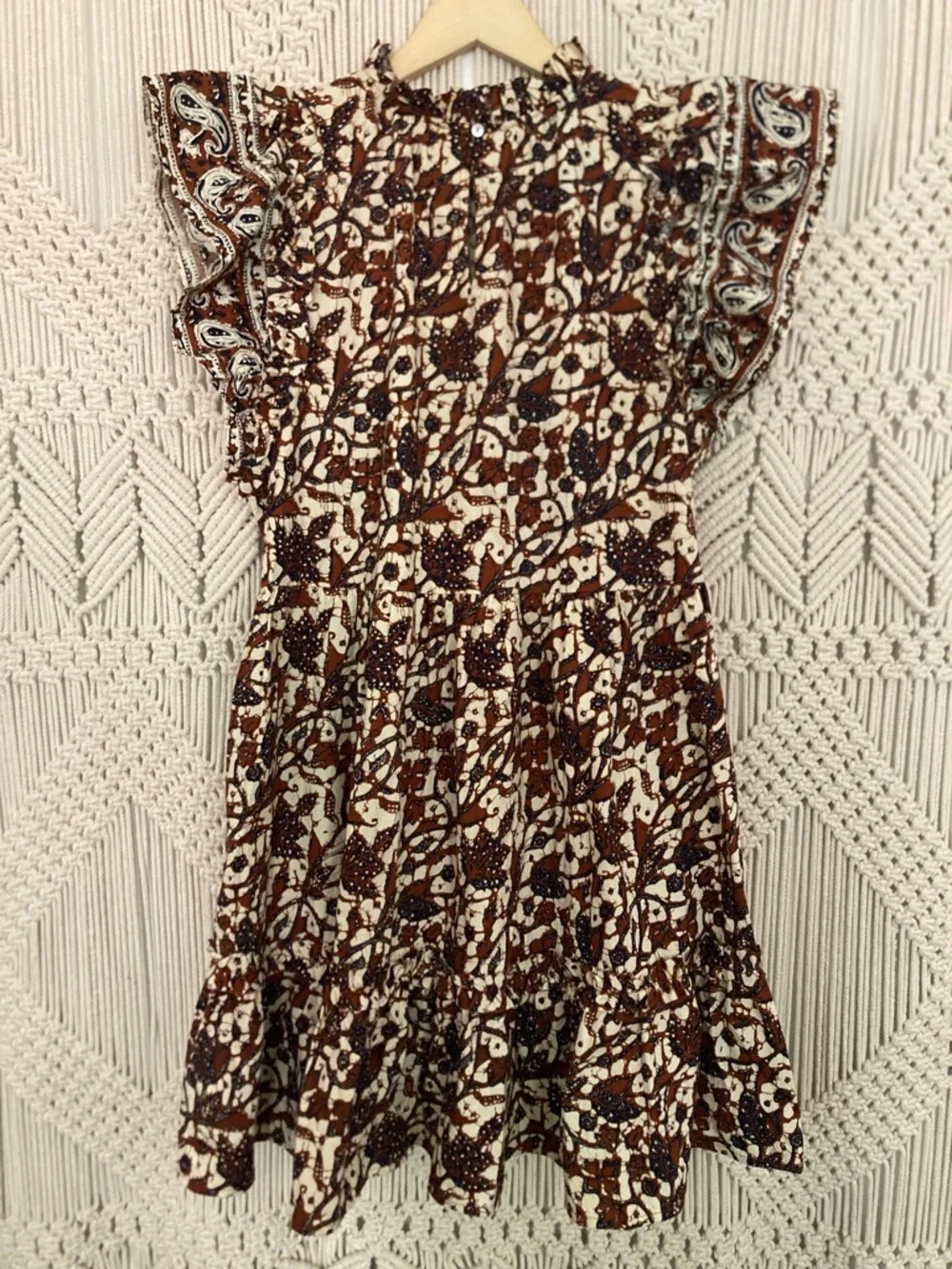 NWT House of Harlow Ruffle Cap Sleeve Mini Dress - Picture 3 of 9